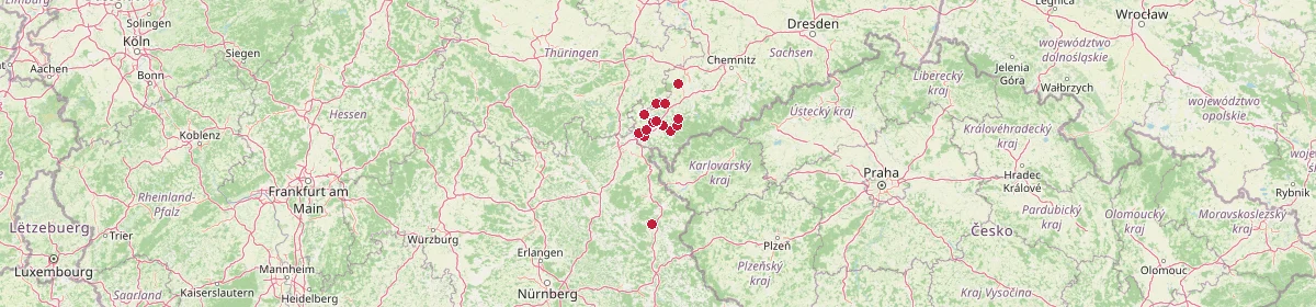 Karte: Unterrichtsstandorte — Vogtlandkreis