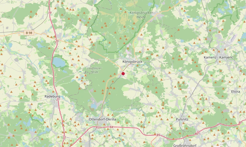 Karte: Unterrichtsstandorte in Laußnitz