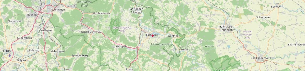 Karte: Unterrichtsstandorte — Eschwege