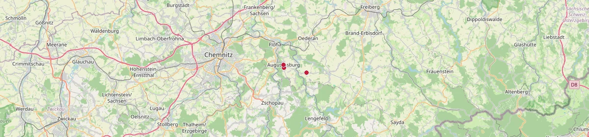 Karte: Unterrichtsstandorte — Leubsdorf