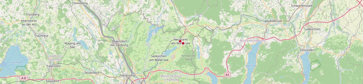 Karte: Unterrichtsstandorte — Neumarkt am Wallersee