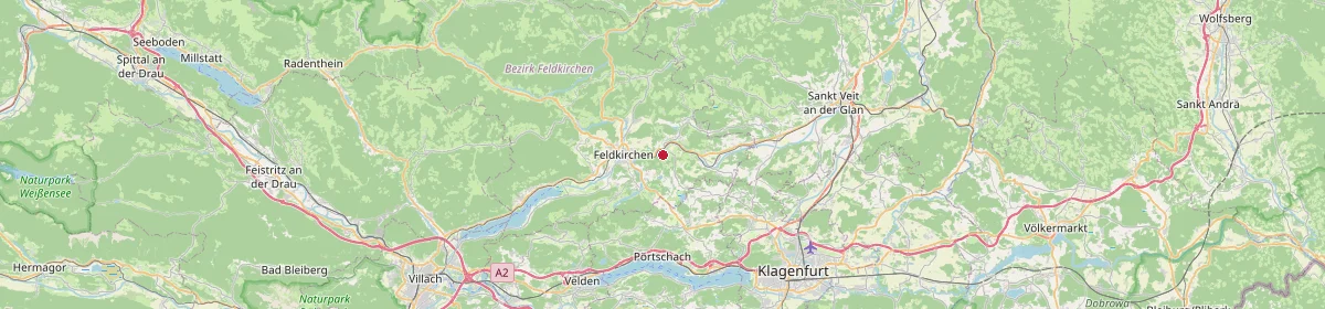 Karte: Unterrichtsstandorte — Feldkirchen in Kärnten