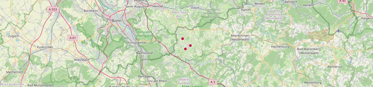 Karte: Unterrichtsstandorte — Asbach