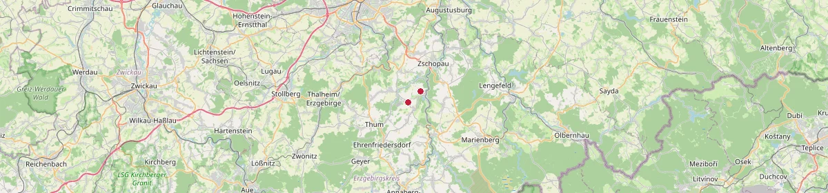 Karte: Unterrichtsstandorte — Drebach