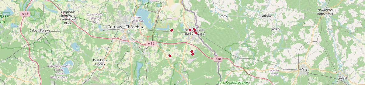 Karte: Unterrichtsstandorte — Groß Schacksdorf-Simmersdorf