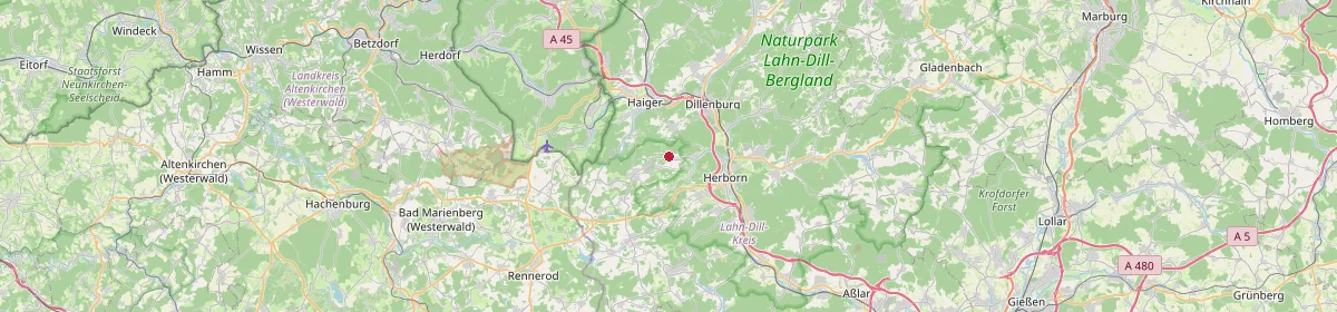Karte: Unterrichtsstandorte — Breitscheid