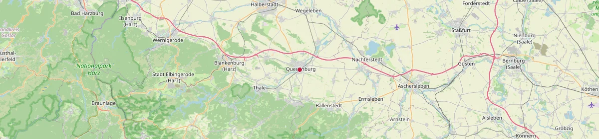 Karte: Unterrichtsstandorte — Ditfurt