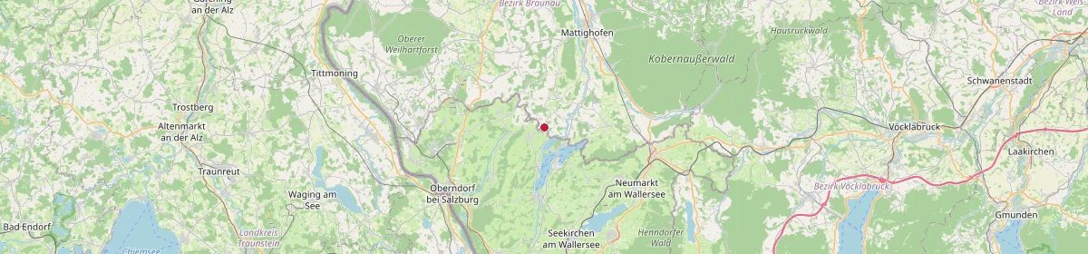 Karte: Unterrichtsstandorte — Perwang am Grabensee