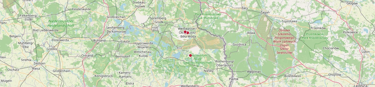 Karte: Unterrichtsstandorte — Boxberg/O.L.