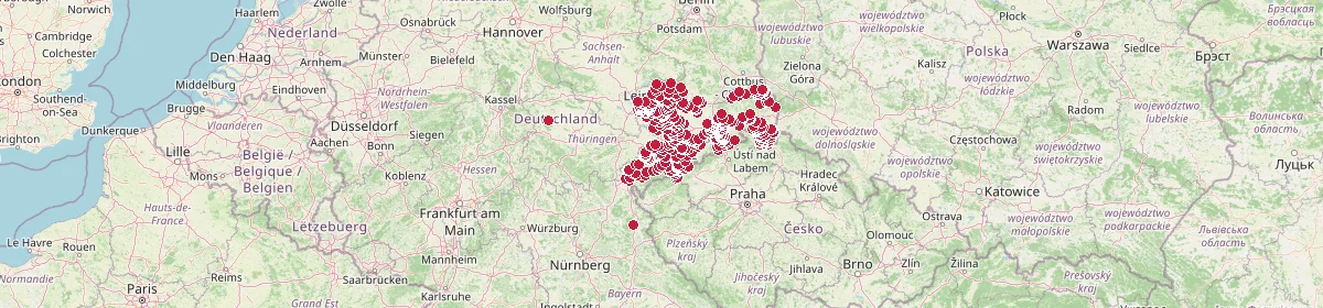 Karte: Unterrichtsstandorte — Sachsen