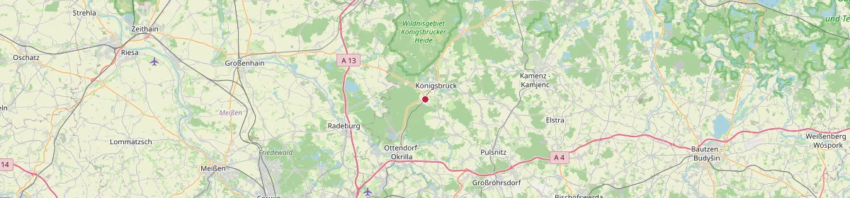 Karte: Unterrichtsstandorte — Großnaundorf