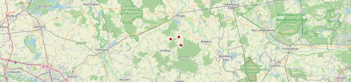Karte: Unterrichtsstandorte — Torgau