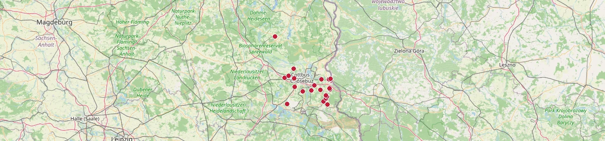 Karte: Unterrichtsstandorte — Spree-Neiße