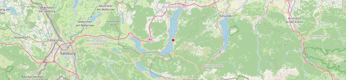 Karte: Unterrichtsstandorte — Steinbach am Attersee