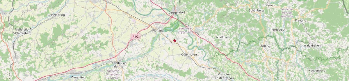 Karte: Unterrichtsstandorte — Moos