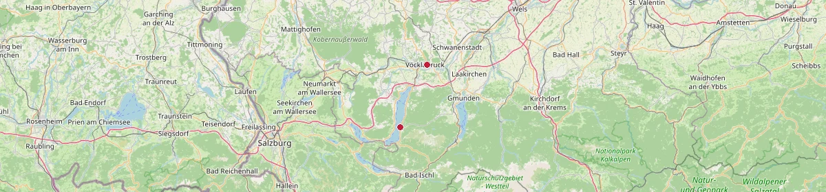 Karte: Unterrichtsstandorte — Vöcklabruck
