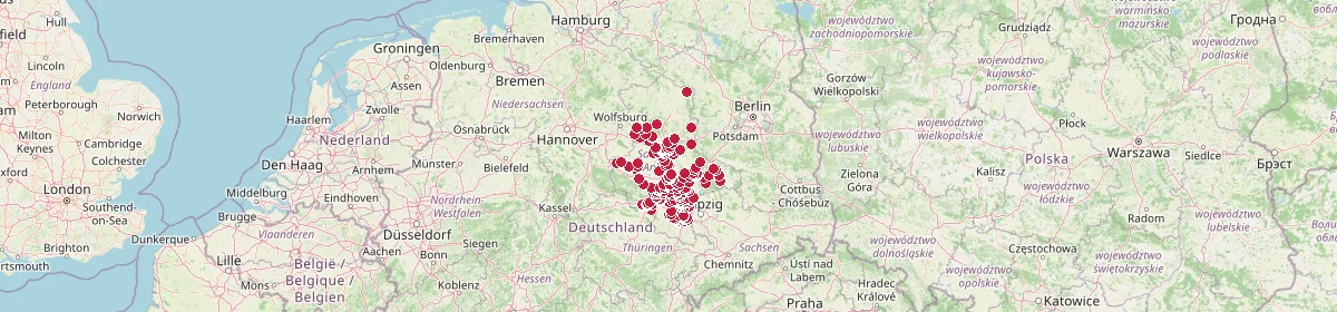 Karte: Unterrichtsstandorte — Sachsen-Anhalt