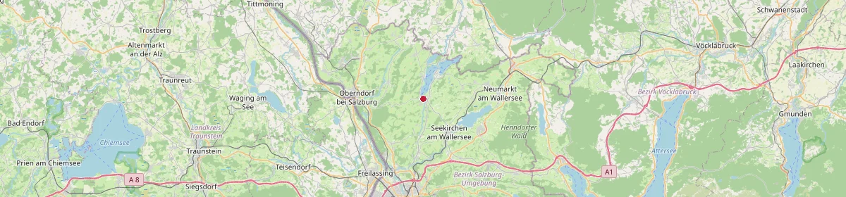 Karte: Unterrichtsstandorte — Obertrum am See