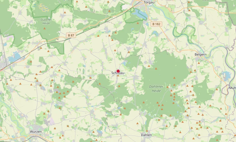 Karte: Unterrichtsstandorte in Belgern-Schildau OT Schildau