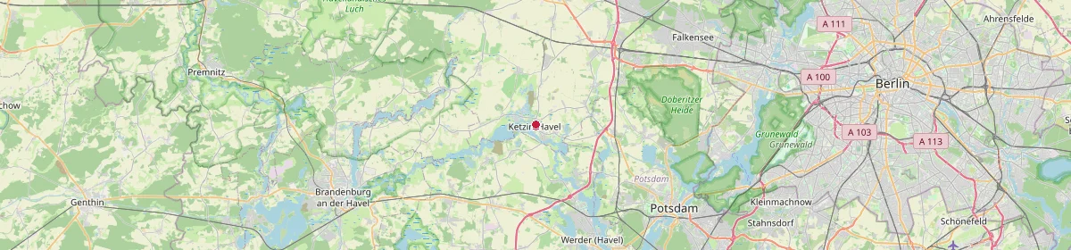 Karte: Unterrichtsstandorte — Ketzin/Havel