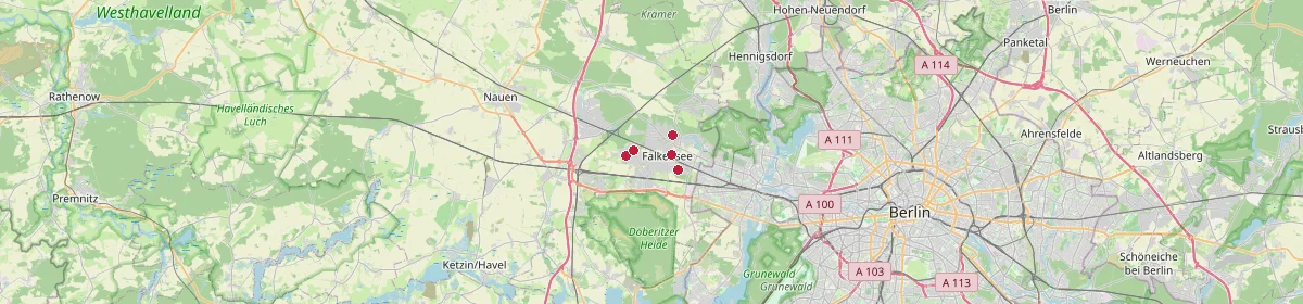 Karte: Unterrichtsstandorte — Falkensee