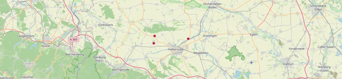 Karte: Unterrichtsstandorte — Groß Quenstedt
