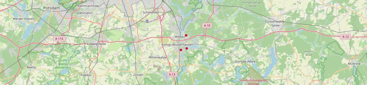 Karte: Unterrichtsstandorte — Königs Wusterhausen
