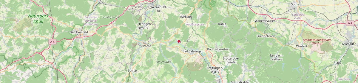 Karte: Unterrichtsstandorte — Bad Salzungen