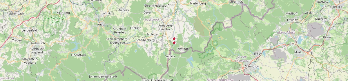 Karte: Unterrichtsstandorte — Bärenstein
