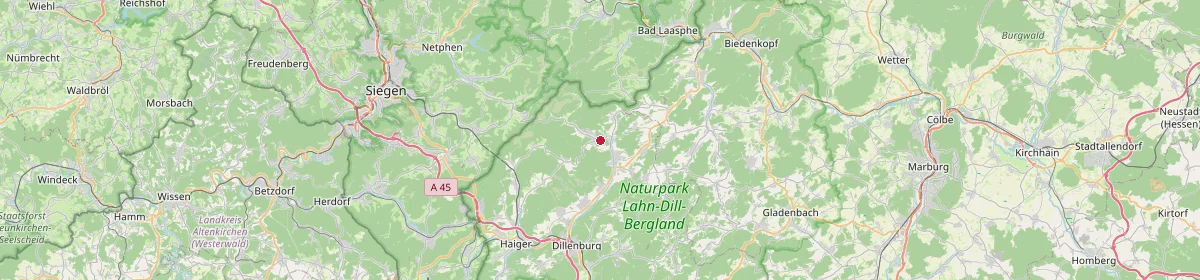 Karte: Unterrichtsstandorte — Dietzhölztal