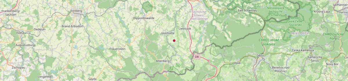 Karte: Unterrichtsstandorte — Glashütte