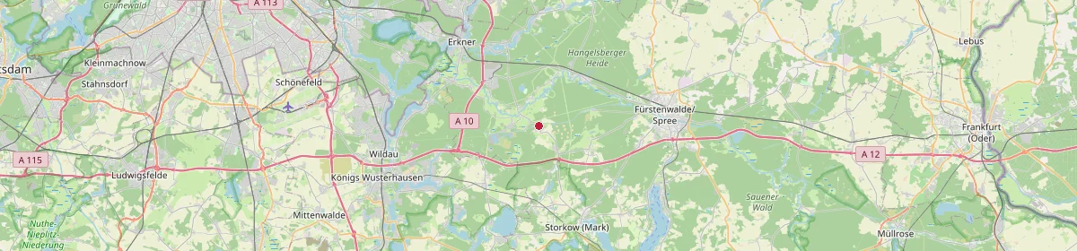 Karte: Unterrichtsstandorte — Spreenhagen