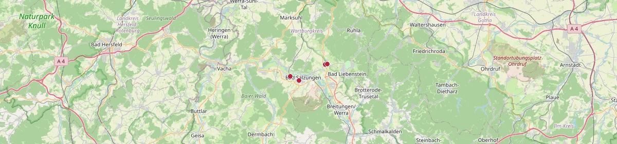 Karte: Unterrichtsstandorte — Leimbach