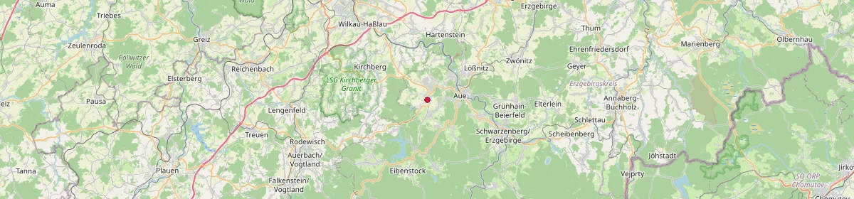Karte: Unterrichtsstandorte — Schneeberg