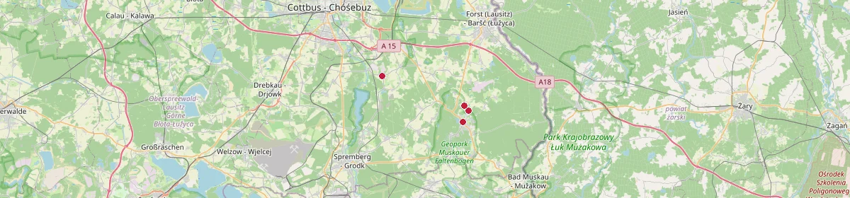 Karte: Unterrichtsstandorte — Döbern