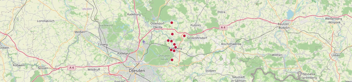Karte: Unterrichtsstandorte — Wachau