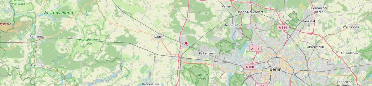Karte: Unterrichtsstandorte — Brieselang
