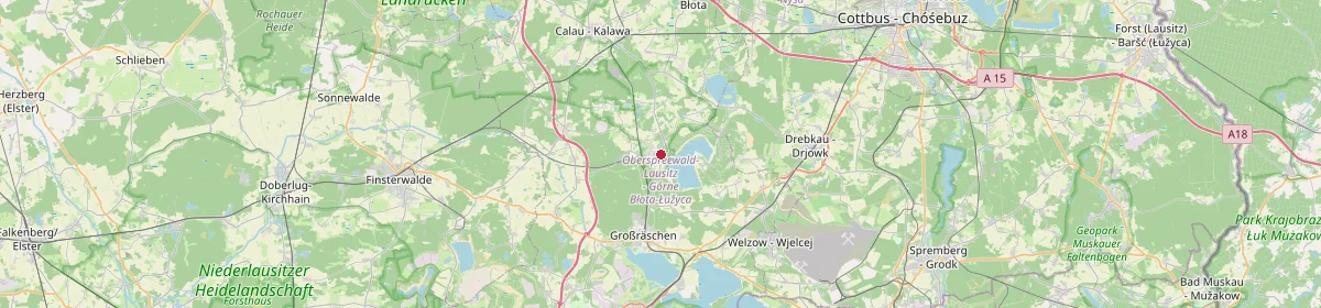Karte: Unterrichtsstandorte — Altdöbern
