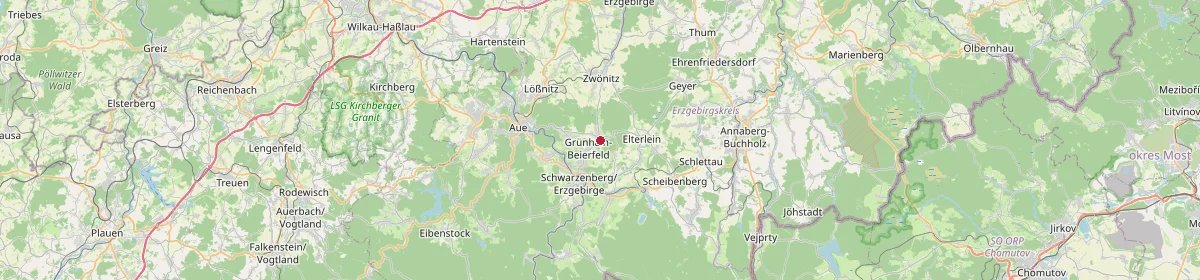 Karte: Unterrichtsstandorte — Grünhain-Beierfeld