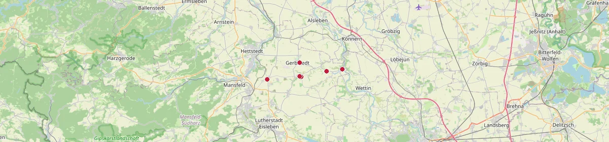 Karte: Unterrichtsstandorte — Gerbstedt