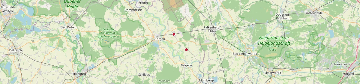 Karte: Unterrichtsstandorte — Arzberg