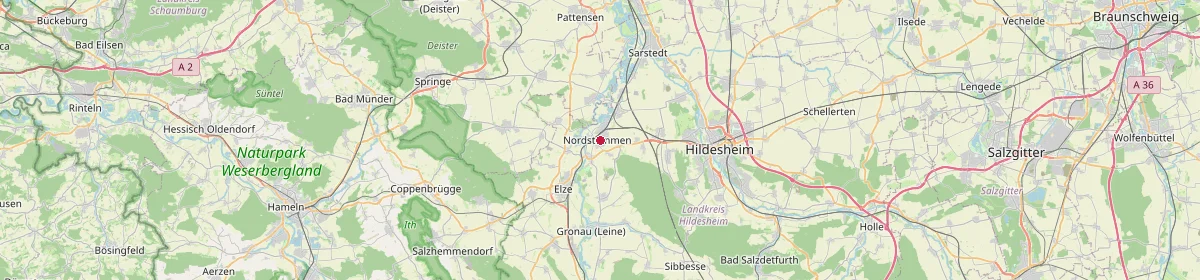 Karte: Unterrichtsstandorte — Nordstemmen