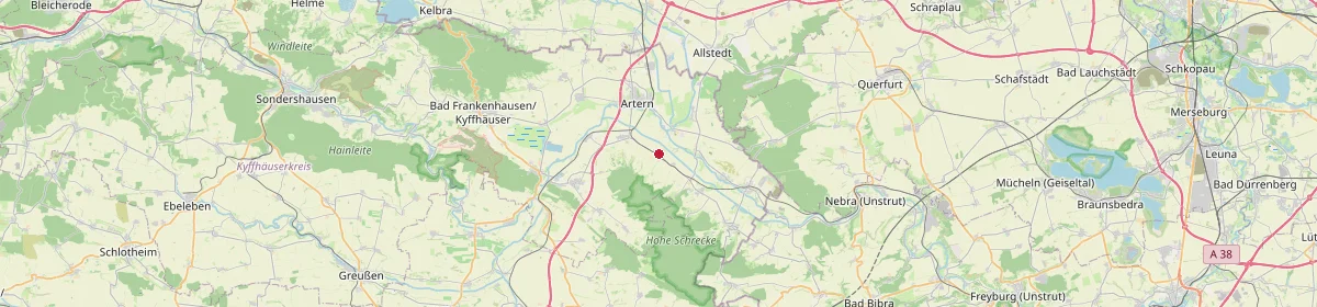 Karte: Unterrichtsstandorte — Gehofen