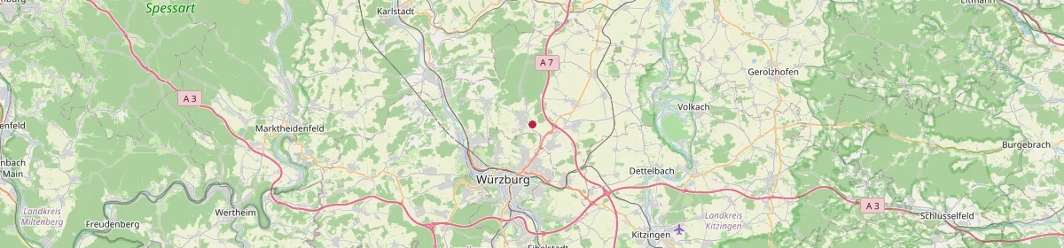 Karte: Unterrichtsstandorte — Gramschatzer Wald