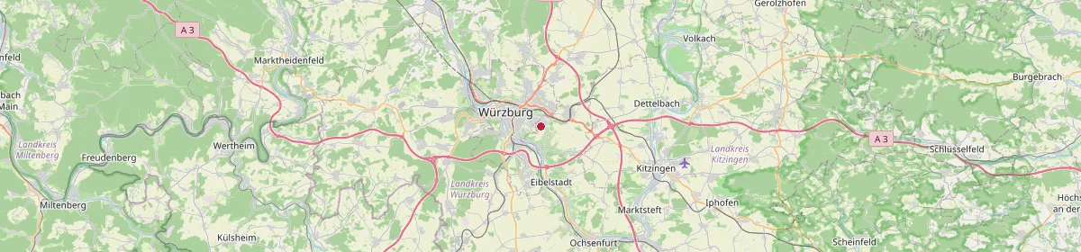 Karte: Unterrichtsstandorte — Gerbrunn