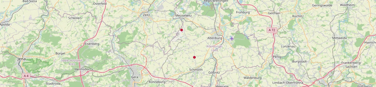 Karte: Unterrichtsstandorte — Fockendorf