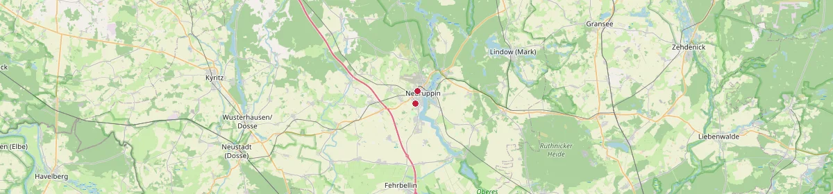 Karte: Unterrichtsstandorte — Neuruppin