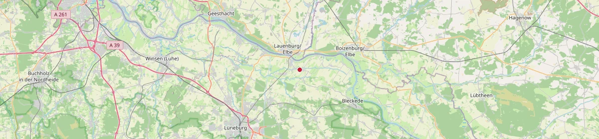 Karte: Unterrichtsstandorte — Hittbergen
