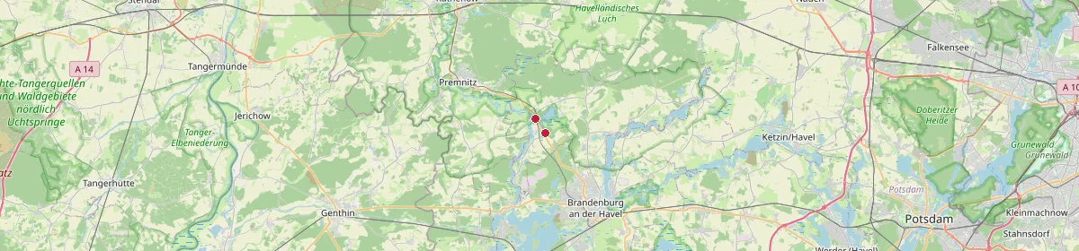 Karte: Unterrichtsstandorte — Havelsee