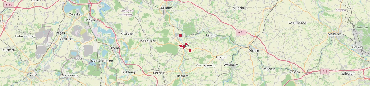 Karte: Unterrichtsstandorte — Colditz